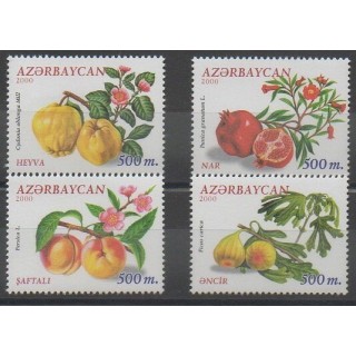 Timbres - Azerbaïdjan - 2000 - No 410/413 - Fruits