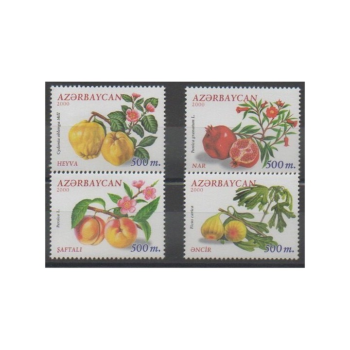 Timbres - Azerbaïdjan - 2000 - No 410/413 - Fruits