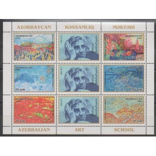 Stamps - Azerbaijan - 2009 - Nb 668/673 - Paintings