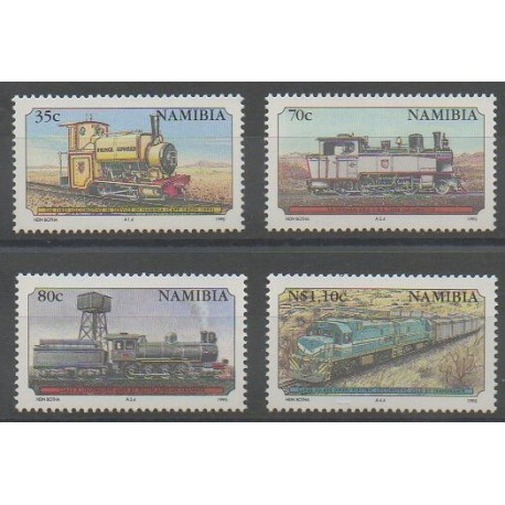 Namibie - 1995 - No 740/743 - Chemins de fer