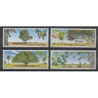 Timbres - Namibie - 2000 - No 919/922 - Arbres - Fruits