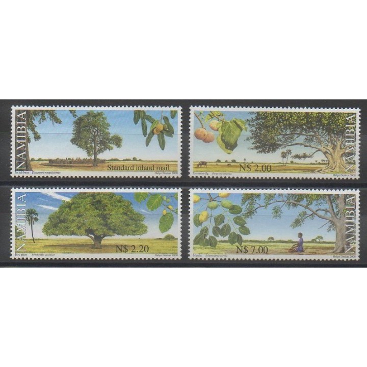 Stamps - Namibia - 2000 - Nb 919/922 - Trees - Fruits