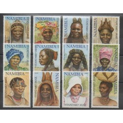 Namibia - 2002 - Nb 951/962 - Costumes Uniforms