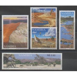 Namibia - 2002 - Nb 967/971 - Sights - Environment