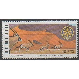 Timbres - Namibie - 2005 - No 1037 - Rotary - Mammifères