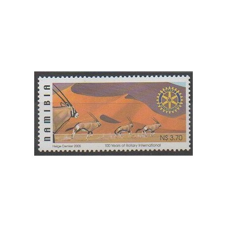 Namibia - 2005 - Nb 1037 - Rotary - Mamals
