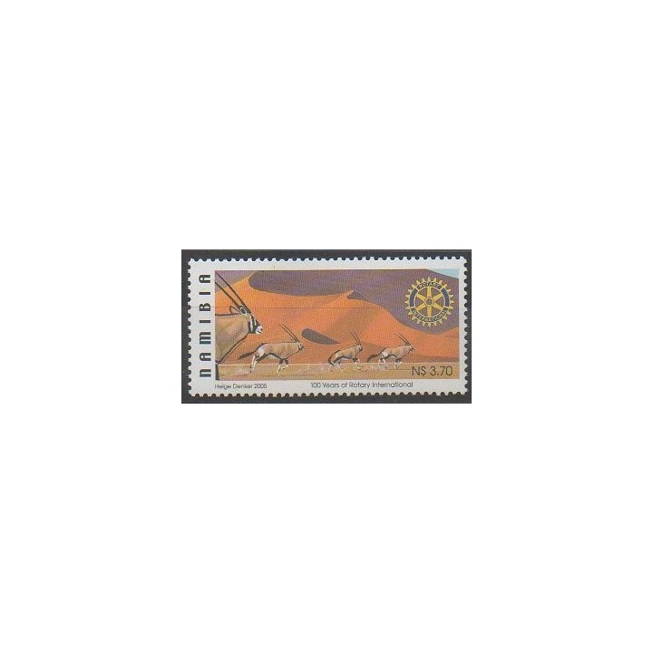 Stamps - Namibia - 2005 - Nb 1037 - Rotary - Mamals