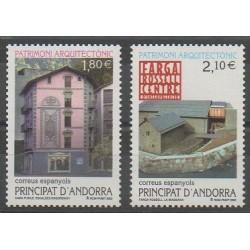 Andorre espagnol - 2002 - No 281/282 - Monuments