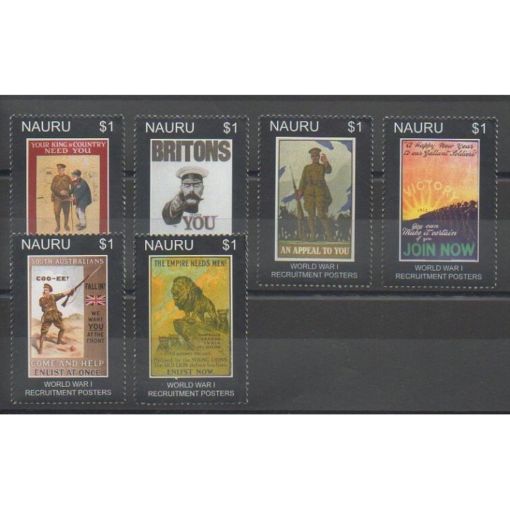 Stamps - Nauru - 2008 - Nb 626/631 - Various Historics Themes