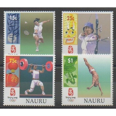 Nauru - 2008 - No 622/625 - Jeux Olympiques d'été