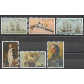 Timbres - Nauru - 2005 - No 526/531 - Navigation - Histoire  - Napoléon