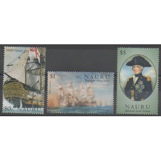 Stamps - Nauru - 2005 - Nb 568/570 - Boats - Various Historics Themes