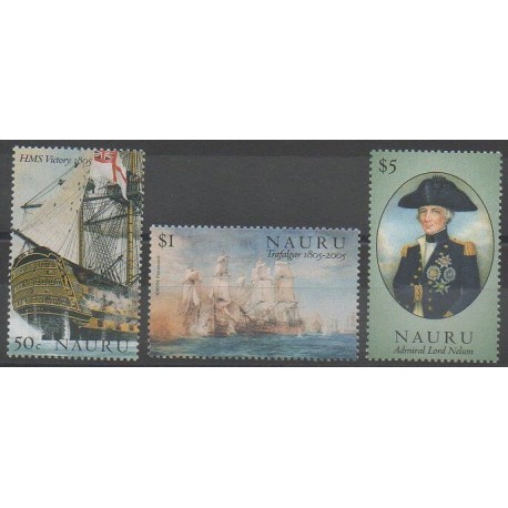 Nauru - 2005 - Nb 568/570 - Boats - Various Historics Themes