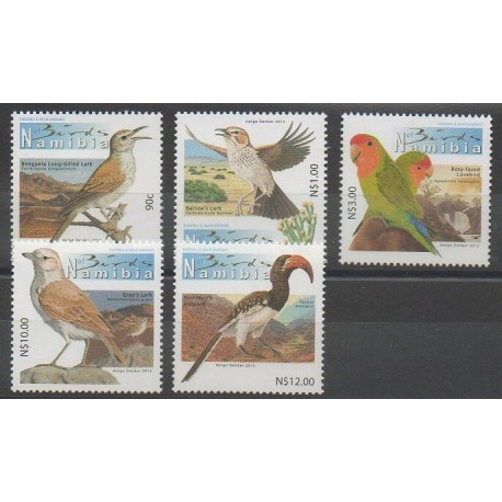Namibia - 2013 - Nb 1279/1283 - Birds