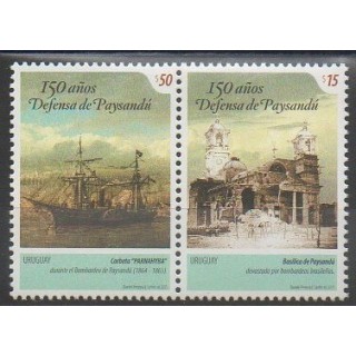 Stamps - Uruguay - 2015 - Nb 2718/2719 - Various Historics Themes