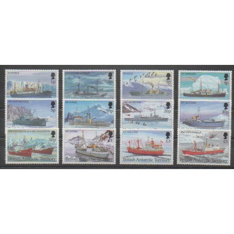 British Antarctic Territory - 1993 - Nb 233/234 - Boats - Polar