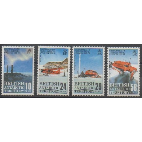 Grande-Bretagne - Territoire antarctique - 1988 - No 168/171 - Polaire - Transports
