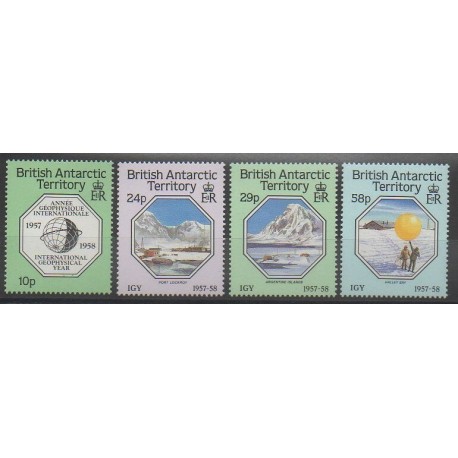 Grande-Bretagne - Territoire antarctique - 1987 - No 164/167 - Polaire - Sciences et Techniques