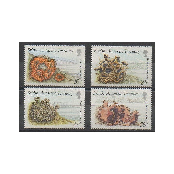 Timbres - Grande-Bretagne - Territoire antarctique - 1989 - No 172/175 - Animaux marins