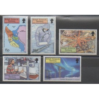 Timbres - Grande-Bretagne - Territoire antarctique - 1999 - No 307/311 - Polaire - Sciences et Techniques