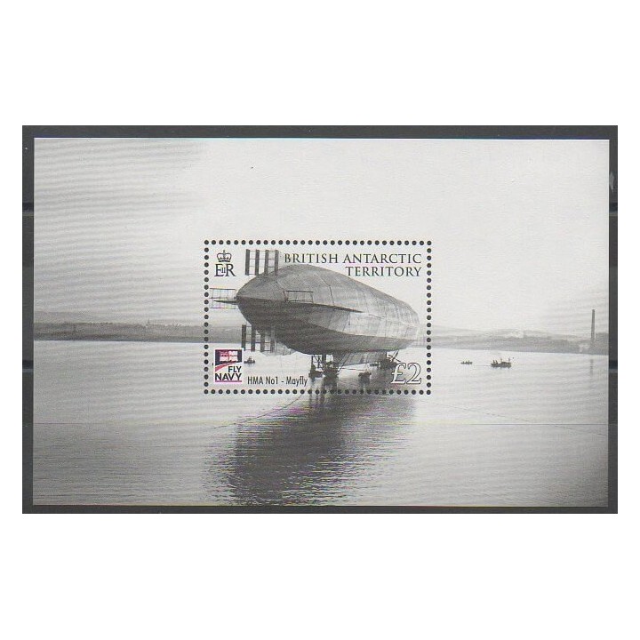 Stamps - British Antarctic Territory - 2008 - Nb BF14 - Hot-air balloons - Airships