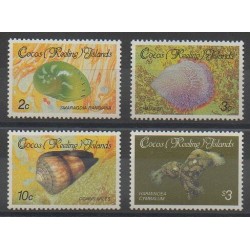 Cocos (Island) - 1986 - Nb 138/141 - Sea animals