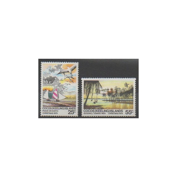 Stamps - Cocos (Island) - 1979 - Nb 38/39 - Christmas