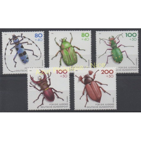 Germany - 1993 - Nb 1497/1501 - Insects