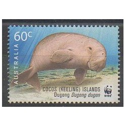 Cocos (Island) - 2011 - Nb 445 - Mamals - Sea animals - Endangered species - WWF
