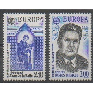 Timbres - France - Poste - 1985 - No 2366/2367 - Musique - Europa