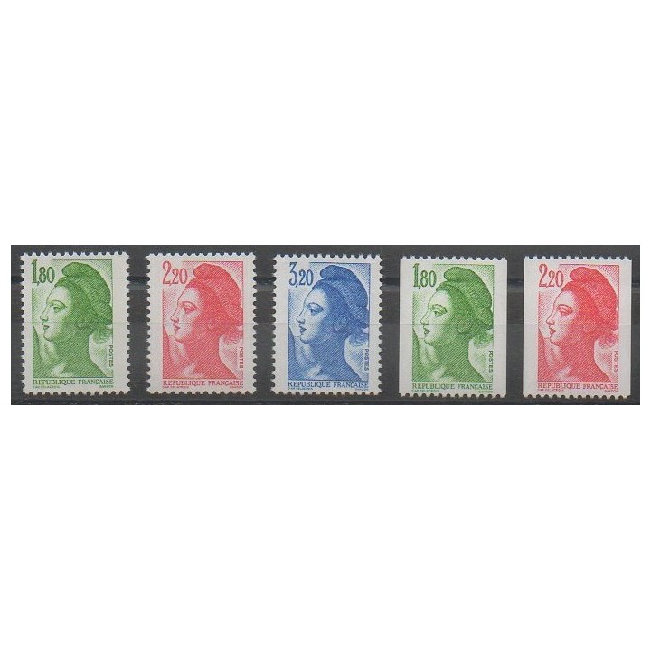 Timbres - France - Poste - 1985 - No 2375/2379
