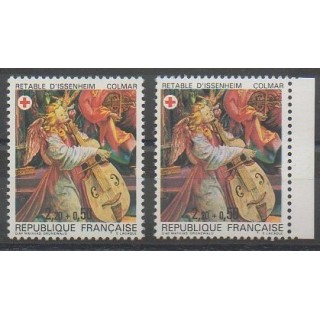 Stamps - France - Poste - 1985 - Nb 2392/2392a - Music - Health