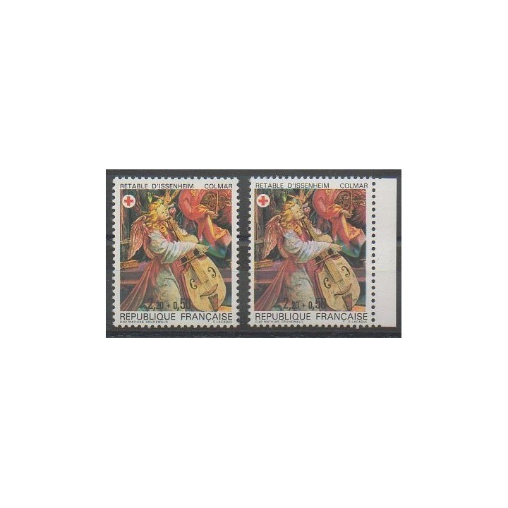 Stamps - France - Poste - 1985 - Nb 2392/2392a - Music - Health
