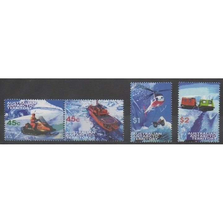 Stamps - Australian Antarctic Territory - 1998 - Nb 115/118 - Transport - Helicopters