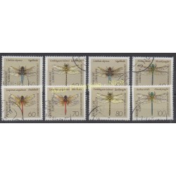 Allemagne - 1991 - No 1373/1380 - Insectes - Oblitéré