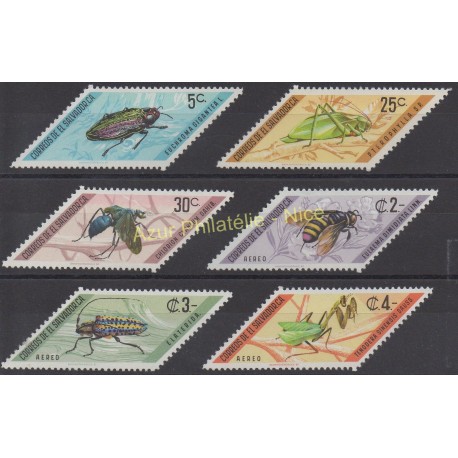 Salvador - 1970 - No 752/754 - PA 246/248 - Insectes