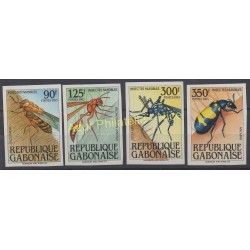 Gabon - 1983 - No 545/548 ND - Insectes