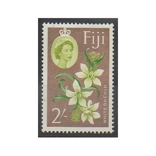 Timbres - Fidji - 1961 - No 165 - Orchidées