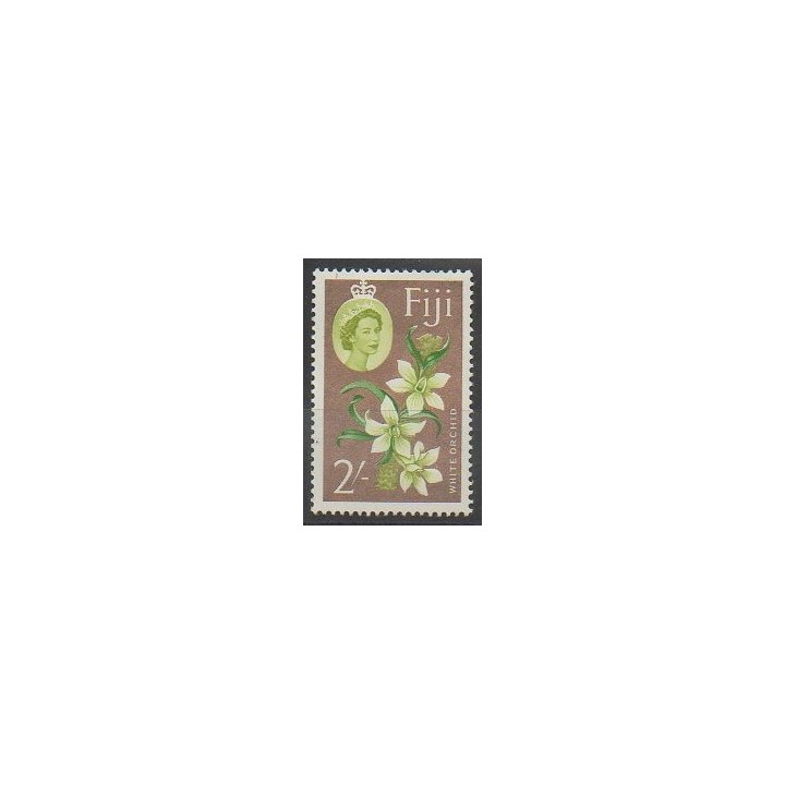 Timbres - Fidji - 1961 - No 165 - Orchidées