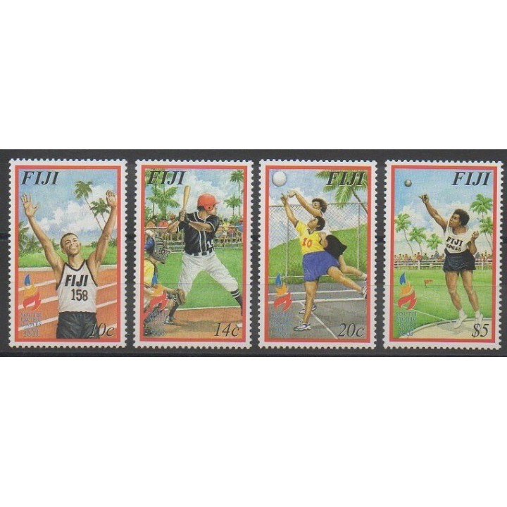 Timbres - Fidji - 2003 - No 985/988 - Sports divers
