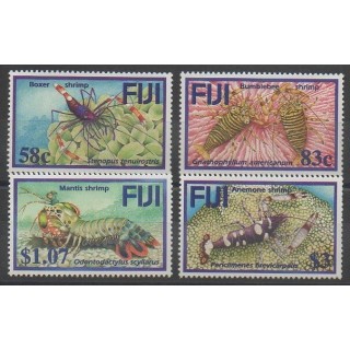 Stamps - Fiji - 2004 - Nb 1016/1019 - Sea animals