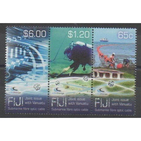 Fidji - 2014 - No 1272/1274 - Télécommunications