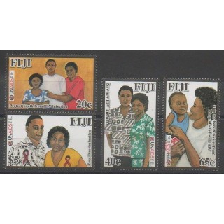 Timbres - Fidji - 2011 - No 1233/1236 - Santé ou Croix-Rouge