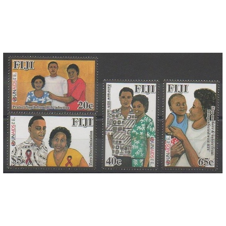 Stamps - Fiji - 2011 - Nb 1233/1236 - Health