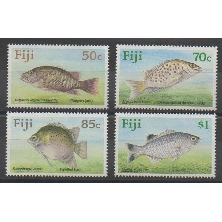 Fidji - 1990 - No 617/620 - Animaux marins