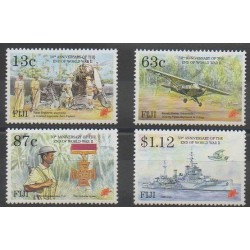 Fidji - 1995 - No 743/746 - Seconde Guerre Mondiale
