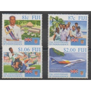 Timbres - Fidji - 1995 - No 755/758 - Sports divers