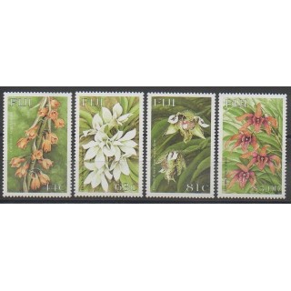 Stamps - Fiji - 1999 - Nb 872/875 - Flowers
