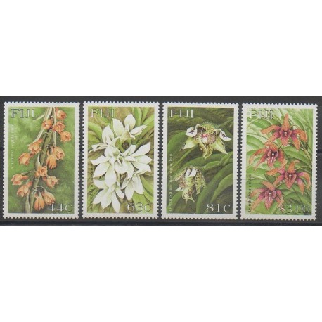 Fiji - 1999 - Nb 872/875 - Flowers
