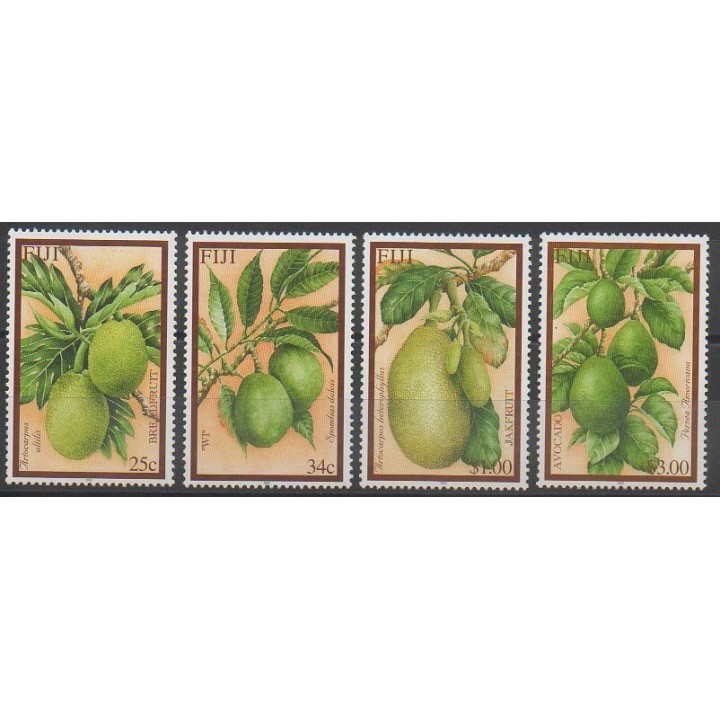 Stamps - Fiji - 2002 - Nb 961/964 - Fruits